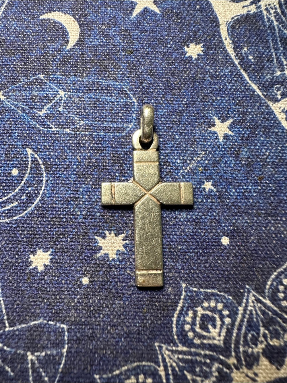 Sterling Silver Cross Pendant -James Avery